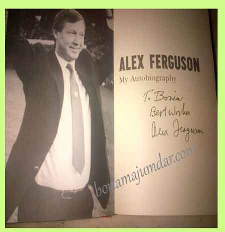 Autographed Autobiography from Alex Ferguson