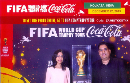 Fifa World Cup With His Wife