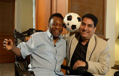 Pele's Visit Kolkata