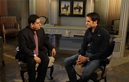 roger federer's interview